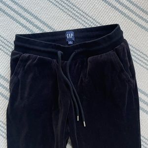 Gap velour velvet track pants